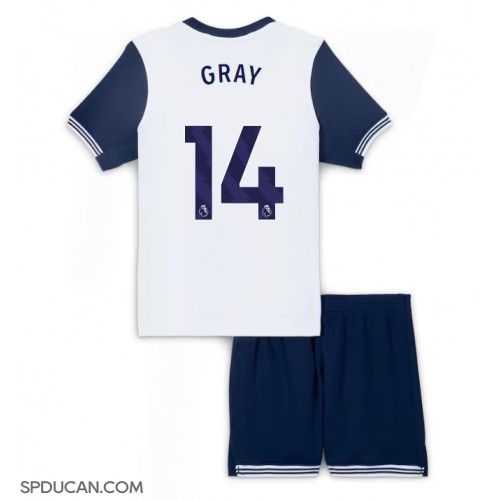 Dječji Nogometni Dres Tottenham Hotspur Archie Gray #14 Domaci 2024-25 Kratak Rukav (+ Kratke hlače)